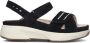 Xsensible Comfortabele Trendy Sandalen met Speciale Zool Black Dames - Thumbnail 1