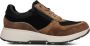 XSENSIBLE Lage Sneakers Dames Combi H Rits Sneaker Maat: 39 Materiaal: Leer Kleur: Bruin - Thumbnail 2