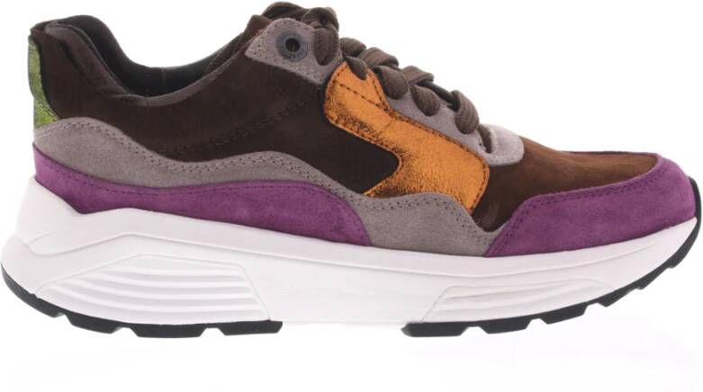 Xsensible Bruine Sneakers Multicolor Dames