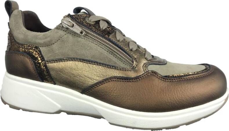 Xsensible Casual Sneakers Grenoble Brown Dames