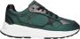 XSENSIBLE Lage Sneakers Dames Combi Met G Sneaker Maat: 39 Materiaal: Leer Kleur: Groen - Thumbnail 2