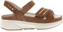 XSENSIBLE Sandalen Dames 30706.5 Maat: 38 Materiaal: Suède Kleur: Cognac - Thumbnail 2