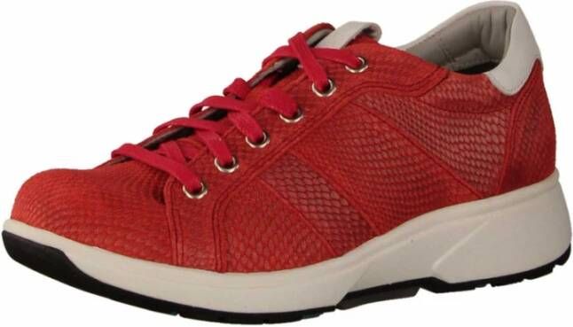 Xsensible 30205.2 Toulouse Red Lizzard H Wijdte Veterschoenen