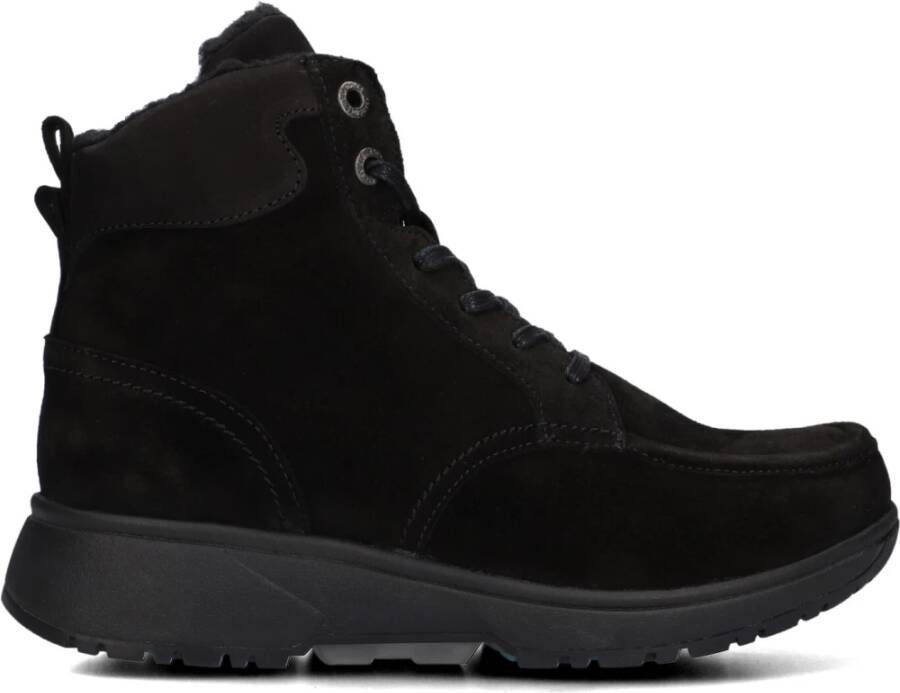 XSENSIBLE Veterboots Dames Sue H Sneaker Vacht Maat: 38 Materiaal: Suède Kleur: Zwart