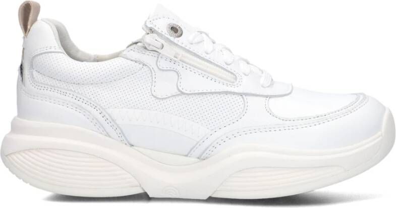 Xsensible Witte Leren Sneakers met Rits White Dames