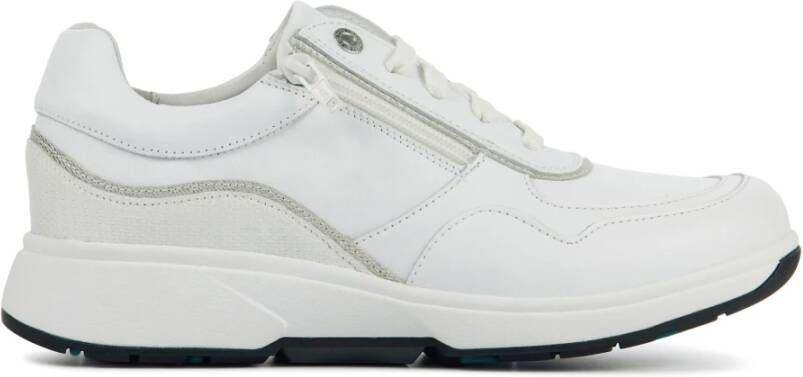 Xsensible Witte Leren Sneakers White Dames