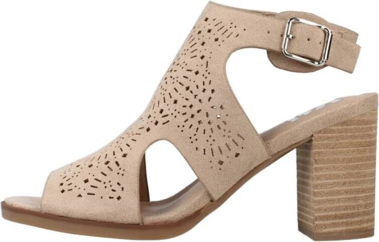 XTI High Heel Sandals Brown Dames