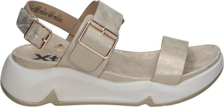 XTI Modieuze Sandalen voor Jonge Volwassenen Beige Dames