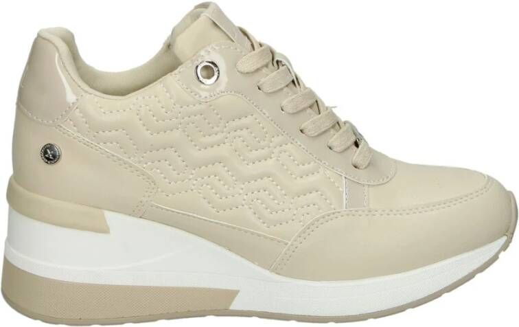 XTI Modieuze Sportschoenen Beige