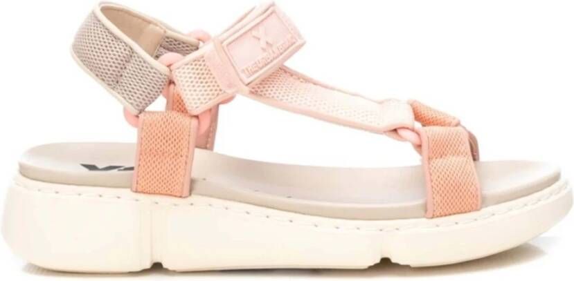 XTI Platte Sandalen Beige Dames