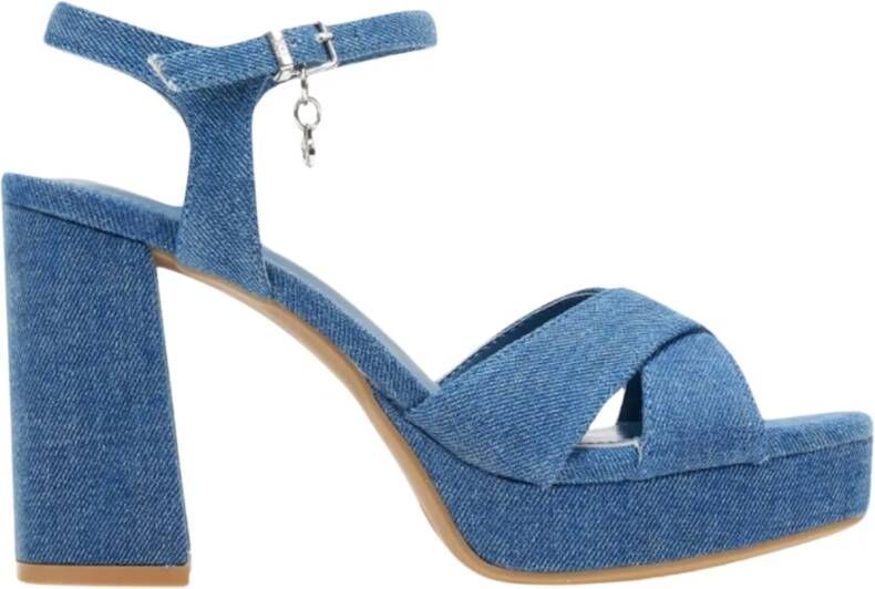 XTI Sandalen met hak Blue Dames