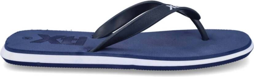 XTI Slippers Blue Heren