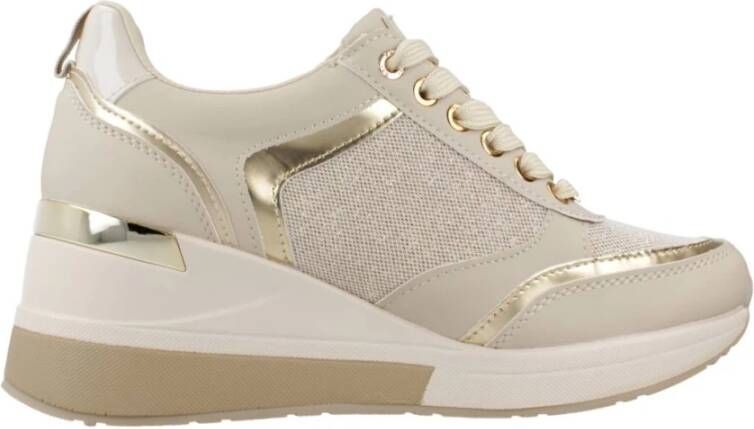 XTI Stijlvolle Sneakers voor Moderne Vrouwen Beige Dames