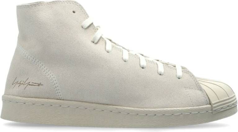 Y-3 Atletische schoenen Pro Model boven de enkel Beige