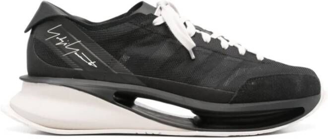 Y-3 Innovatieve hardloopschoenen geïnspireerd door negatieve ruimte Black Heren