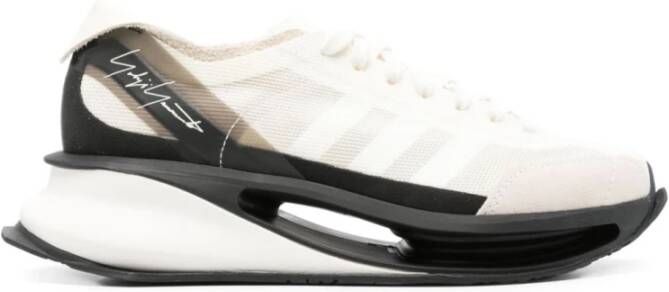 Y-3 Innovatieve hardloopschoenen geïnspireerd door negatieve ruimte White Heren