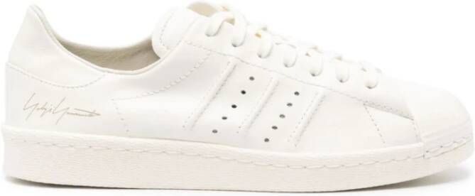 Y-3 Klassieke Leren Shell Toe Sneakers White Heren