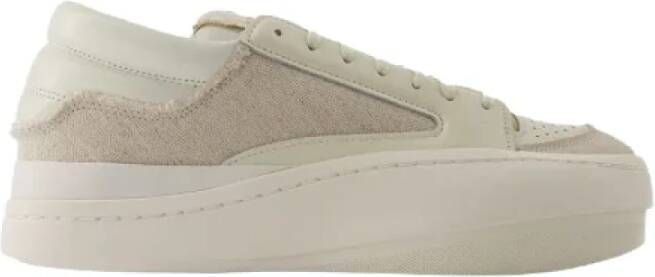 Y-3 Leather sneakers Beige Dames