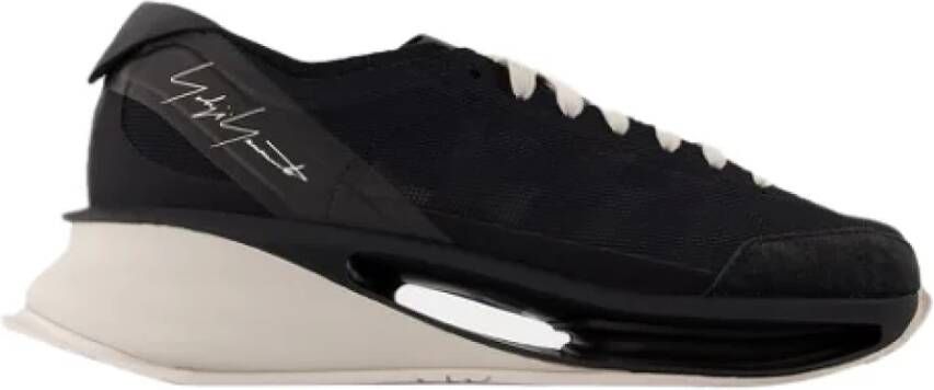 Y-3 Leather sneakers Black Dames