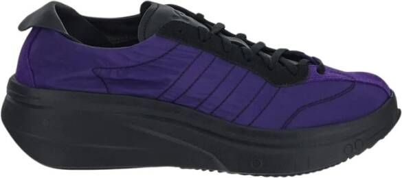 Y-3 Leren Sneaker Purple Heren