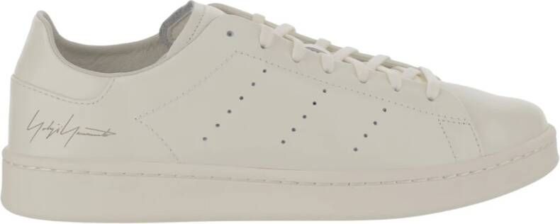 Y-3 Witte Leren Sneakers Stijlvol Comfort White