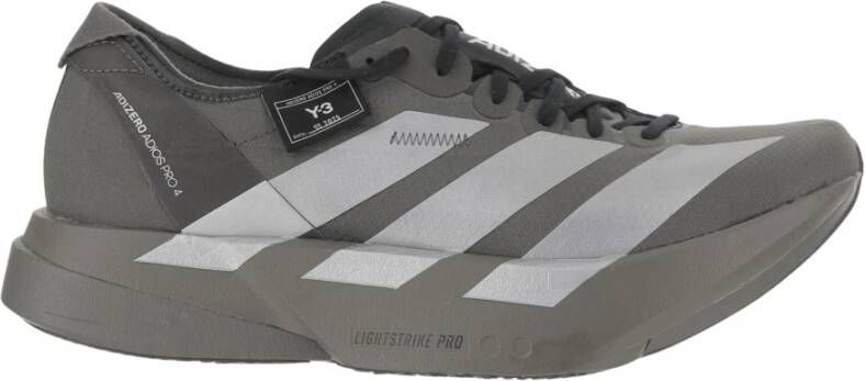 Y-3 Mesh Sneakers met Lightstrike Pro Zool Gray Heren