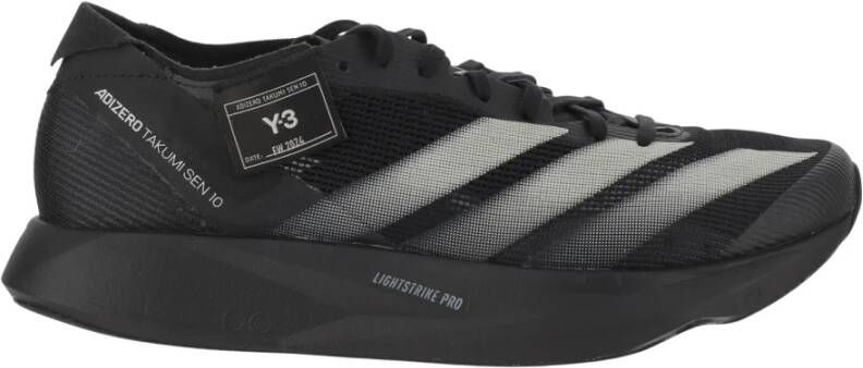 Y-3 Mesh Sneakers met Logo Details Black