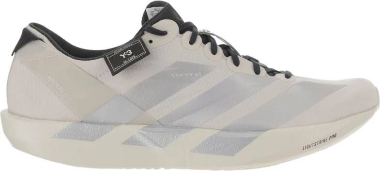 Y-3 Mesh Veterschoenen met Logo Details Beige