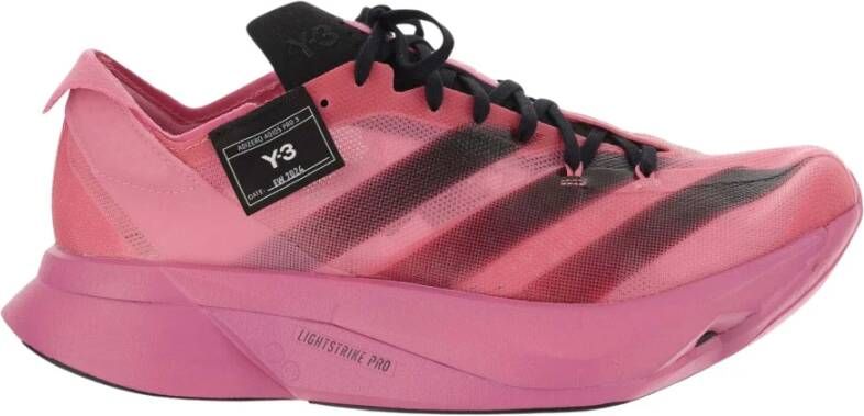 Y-3 Roze Stijlvolle Sneakers Pink Dames