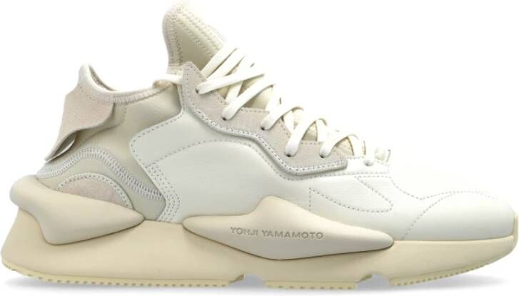 Y-3 Witte Sneakers met Ronde Neus White Unisex