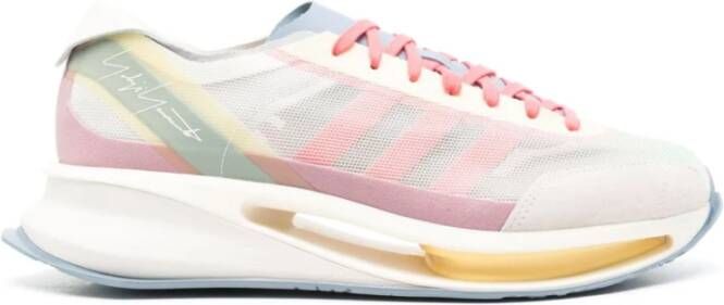 Y-3 Sneakers met Mesh Design en Color-Block Style Multicolor Heren