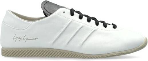 Y-3 Witte Leren Japan Sneakers White