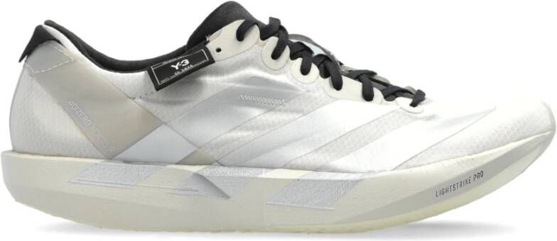 Y-3 Mesh Veterschoenen met Logo Details Beige