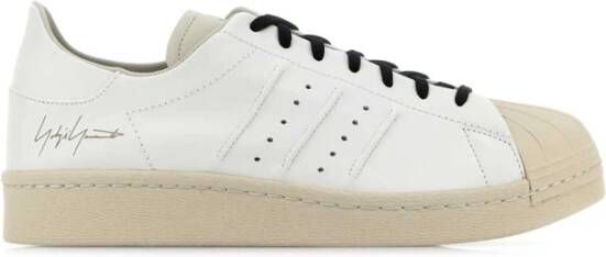 Y-3 Tweekleurig leren Superstar sneakers White Heren