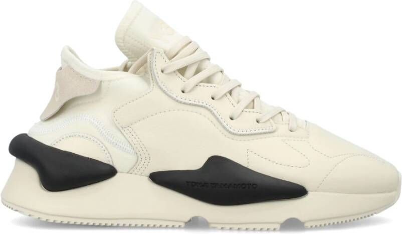 Y-3 Wit Leren Kaiwa Sneakers White Dames