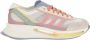 Y-3 Witte Mesh Leren Sneakers Veters Logo Pink Dames - Thumbnail 1