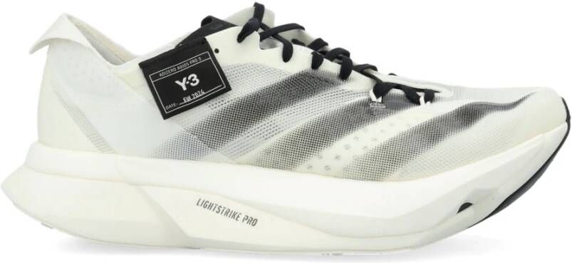 Y-3 Witte Sneakers Adios Pro Stijl White Heren