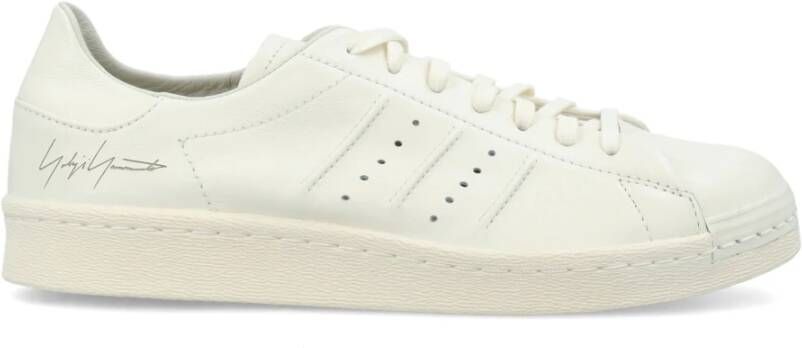 Y-3 Witte Superstar Leren Sneakers White Heren