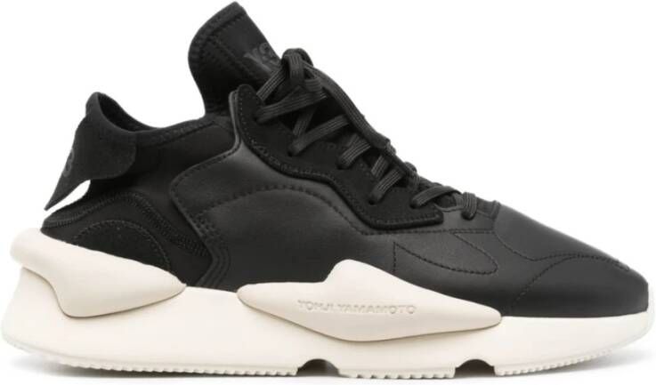 Y-3 Kaiwa Sneakers in Zwart Off White Black