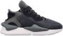 Y-3 Zwarte Sneakers met Olijfkleurige Accenten Black Dames - Thumbnail 1