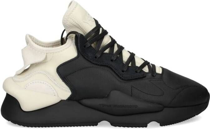 Y-3 Zwarte Veterschoen met Contrasterend Detail Black Heren