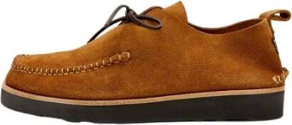 Yogi Footwear Bruine Suède Derbies Brown Heren