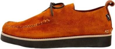 Yogi Footwear Bruine Suède Derbies Brown Heren