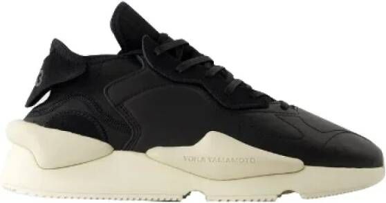 Yohji Yamamoto Pre-owned Leather sneakers Black Dames