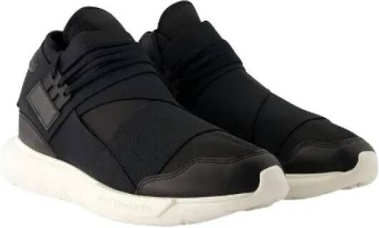 Yohji Yamamoto Pre-owned Leather sneakers Black Dames