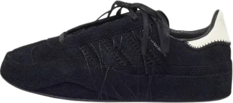 Yohji Yamamoto Pre-owned Leather sneakers Black Dames