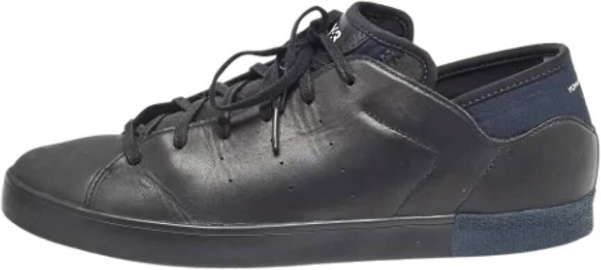 Yohji Yamamoto Pre-owned Leather sneakers Black Heren