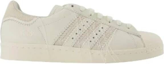 Yohji Yamamoto Pre-owned Leather sneakers White Dames