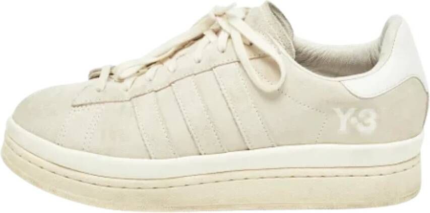 Yohji Yamamoto Pre-owned Suede sneakers White Heren