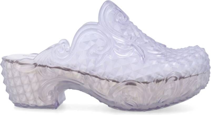 Y Project Heldere Witte Melissa Court Clog Schoenen White Dames